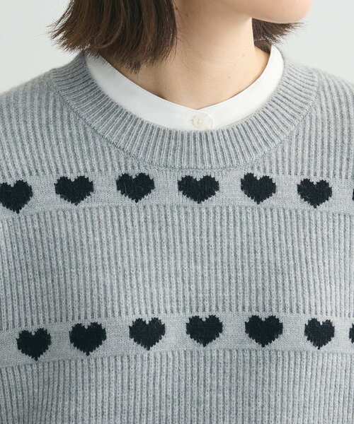 Green Parks（グリーンパークス）の「・swing by ハートクルーネック
