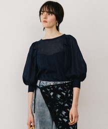 タグ付新品 JU by LA BELLE ETUDE ループモヘアフェザーニット タグ付新品 JU by LA BELLE ETUDE ループモヘアフェザーニット