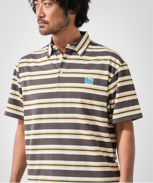 ポロシャツ GLOWNY HERITAGE POLO SHIRT HERITAGE POLO SHIRT (NAVY) - GLOWNY