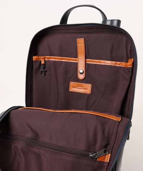 CROWDED CLOSET（クラウデッドクローゼット）の「【JOYA/ジョヤ】リアルレザー2WAYリュックサック（バックパック/リュック・メンズ・ブラック/ネイビー・FREE）」の5枚目の写真