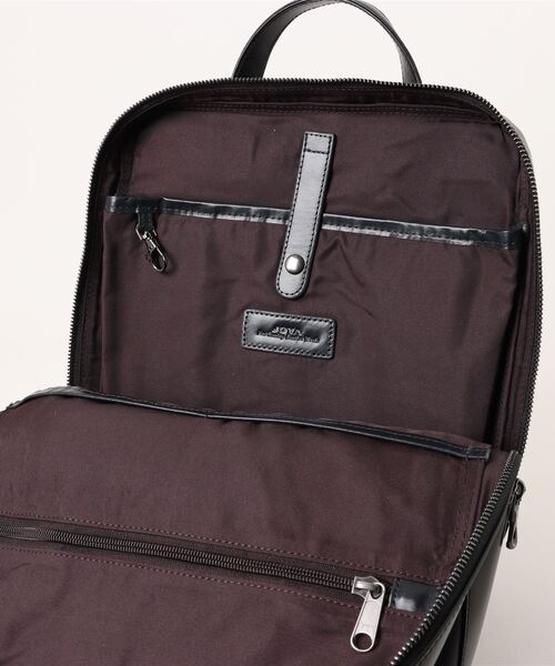 CROWDED CLOSET（クラウデッドクローゼット）の「【JOYA/ジョヤ】リアルレザー2WAYリュックサック（バックパック/リュック・メンズ・ブラック/ネイビー・FREE）」の6枚目の写真