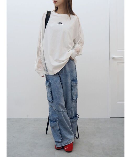 レースコンビトップスBIGロンT[品番：MKSW0062549]｜EVRIS