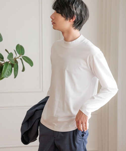 GLOBAL WORK（グローバルワーク）の「リッチクリーンジャケットインT/147184（Tシャツ/カットソー・メンズ・ネイビー/ブラック/ホワイト/ライトグレー・SMALL/MEDIUM/LARGE/X-LARGE）」の8枚目の写真