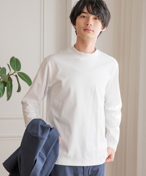 GLOBAL WORK（グローバルワーク）の「リッチクリーンジャケットインT/147184（Tシャツ/カットソー・メンズ・ネイビー/ブラック/ホワイト/ライトグレー・SMALL/MEDIUM/LARGE/X-LARGE）」の9枚目の写真