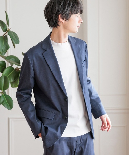 GLOBAL WORK（グローバルワーク）の「リッチクリーンジャケットインT/147184（Tシャツ/カットソー・メンズ・ネイビー/ブラック/ホワイト/ライトグレー・SMALL/MEDIUM/LARGE/X-LARGE）」の10枚目の写真