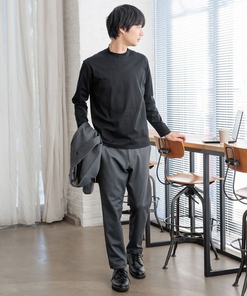 GLOBAL WORK（グローバルワーク）の「リッチクリーンジャケットインT/147184（Tシャツ/カットソー・メンズ・ネイビー/ブラック/ホワイト/ライトグレー・SMALL/MEDIUM/LARGE/X-LARGE）」の11枚目の写真