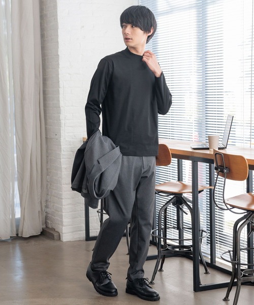 GLOBAL WORK（グローバルワーク）の「リッチクリーンジャケットインT/147184（Tシャツ/カットソー・メンズ・ネイビー/ブラック/ホワイト/ライトグレー・SMALL/MEDIUM/LARGE/X-LARGE）」の12枚目の写真