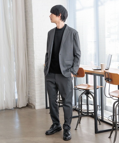 GLOBAL WORK（グローバルワーク）の「リッチクリーンジャケットインT/147184（Tシャツ/カットソー・メンズ・ネイビー/ブラック/ホワイト/ライトグレー・SMALL/MEDIUM/LARGE/X-LARGE）」の13枚目の写真