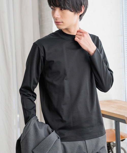 GLOBAL WORK（グローバルワーク）の「リッチクリーンジャケットインT/147184（Tシャツ/カットソー・メンズ・ネイビー/ブラック/ホワイト/ライトグレー・SMALL/MEDIUM/LARGE/X-LARGE）」の14枚目の写真