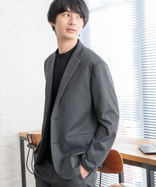 GLOBAL WORK（グローバルワーク）の「リッチクリーンジャケットインT/147184（Tシャツ/カットソー・メンズ・ネイビー/ブラック/ホワイト/ライトグレー・SMALL/MEDIUM/LARGE/X-LARGE）」の16枚目の写真