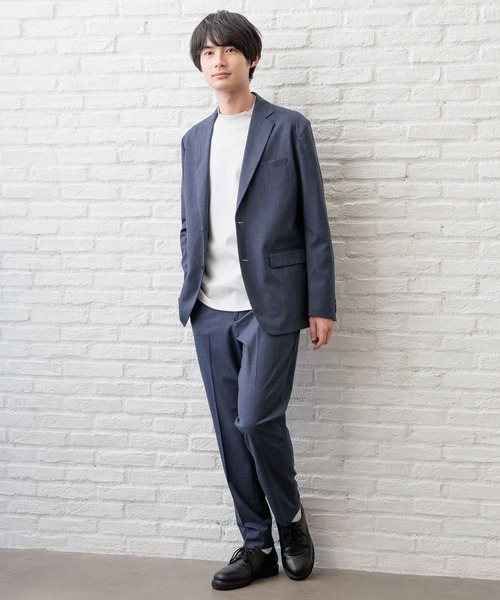 GLOBAL WORK（グローバルワーク）の「リッチクリーンジャケットインT/147184（Tシャツ/カットソー・メンズ・ネイビー/ブラック/ホワイト/ライトグレー・SMALL/MEDIUM/LARGE/X-LARGE）」の19枚目の写真