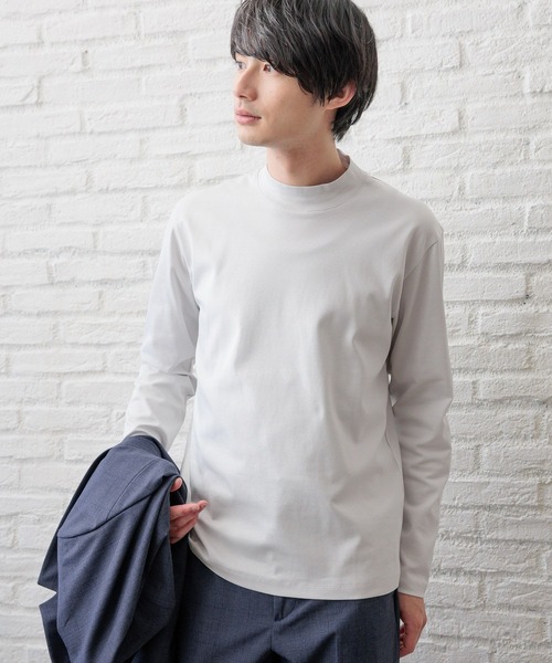 GLOBAL WORK（グローバルワーク）の「リッチクリーンジャケットインT/147184（Tシャツ/カットソー・メンズ・ネイビー/ブラック/ホワイト/ライトグレー・SMALL/MEDIUM/LARGE/X-LARGE）」の20枚目の写真