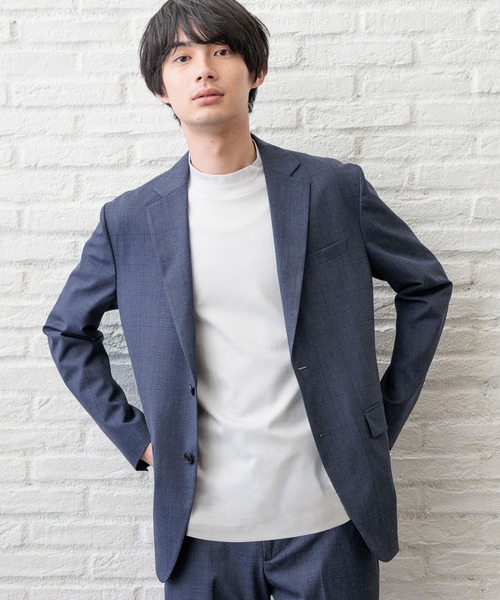 GLOBAL WORK（グローバルワーク）の「リッチクリーンジャケットインT/147184（Tシャツ/カットソー・メンズ・ネイビー/ブラック/ホワイト/ライトグレー・SMALL/MEDIUM/LARGE/X-LARGE）」の22枚目の写真