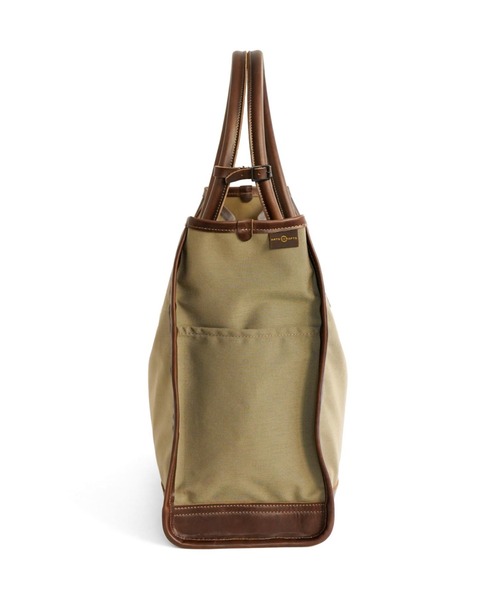 ARTS & CRAFTS(アーツアンドクラフト)の「アーツアンドクラフツ / CORDURA SPAN コーデュラスパン / SQUARE TOTE スクエアトート(トートバッグ・メンズ・ブラック/ダークベージュ・FREE)」の7枚目の写真