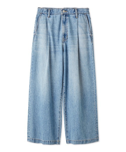 Mila Owen（ミラオーウェン）の「【WEB限定00サイズ】ルーズフィットタックバギーデニムパンツ（デニムパンツ・レディース・ブルー/ライトブルー/ブラック・00/0/1）」の20枚目の写真