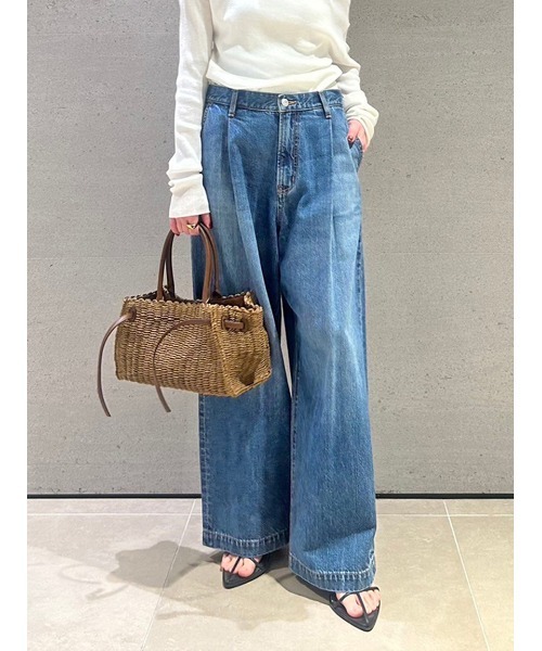 Mila owen ルーズフィットバギーデニムパンツ お値下げ不可 Mila Owen｜【WEB限定00サイズ】ルーズフィットバギーデニム