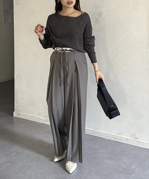 Thevon（ゼボン）の「Tストラップミュール（パンプス・レディース・シルバー/アイボリー/ブラック・M/L）」の7枚目の写真