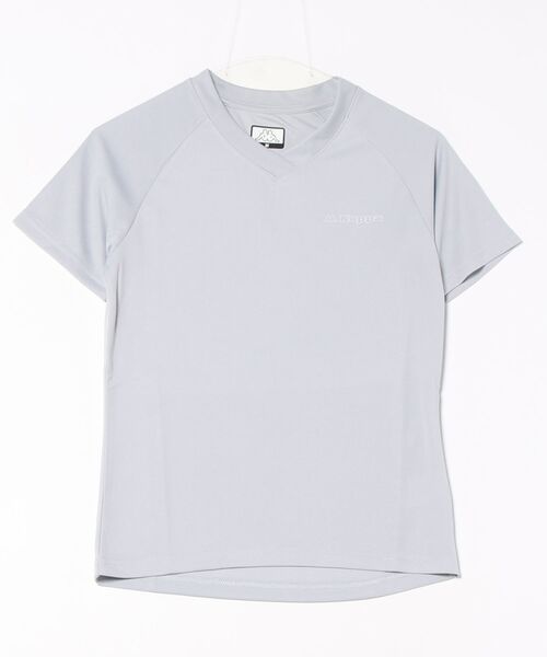 Kappa(カッパ)の「Vネック半袖Tシャツ(Tシャツ/カットソー・レディース・ライトブルー/ピンク/ネイビー・MEDIUM/LARGE/X-LARGE)」の2枚目の写真