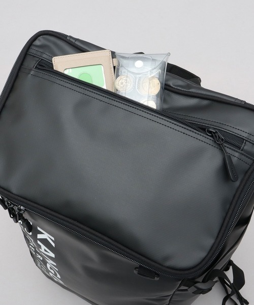 防水ポリエステル ターポリン 大容量 ボックスバックパック A4・B4・PC