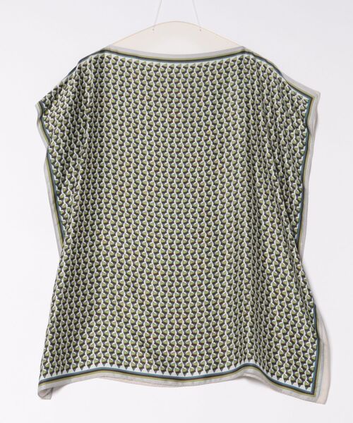 Three Four Time（ｽﾘｰﾌｫｰﾀｲﾑ）の「スカーフリメイク風フラワープリントブラウス　オリジナル（シャツ/ブラウス・レディース・サックスブルー/ピンク・FREE）」の18枚目の写真