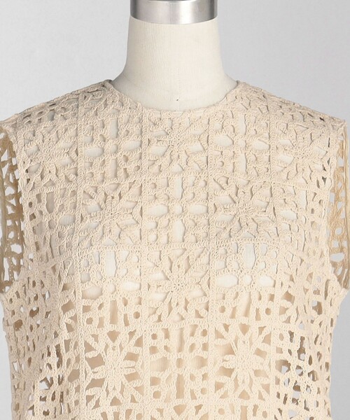 LOEFF（ロエフ）の「＜LOEFF＞モチーフ レース ドレス（ワンピース