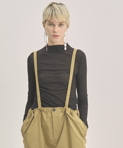 Muel Chic(ミュエルシック)の「Selk CS セルクカットソー(Tシャツ/カットソー・レディース・ホワイト/スカイブルー/ブラック/グリーン・FREE)」の22枚目の写真