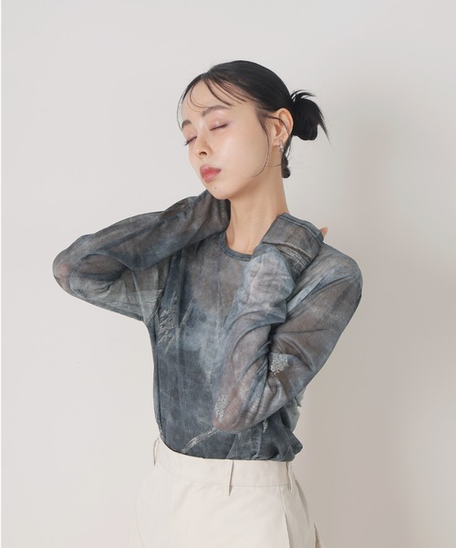 お買い得商品特集 - 販促エクスプレス ニュアンスラメシアートップス（Tシャツ/カットソー）｜LIAN トップス