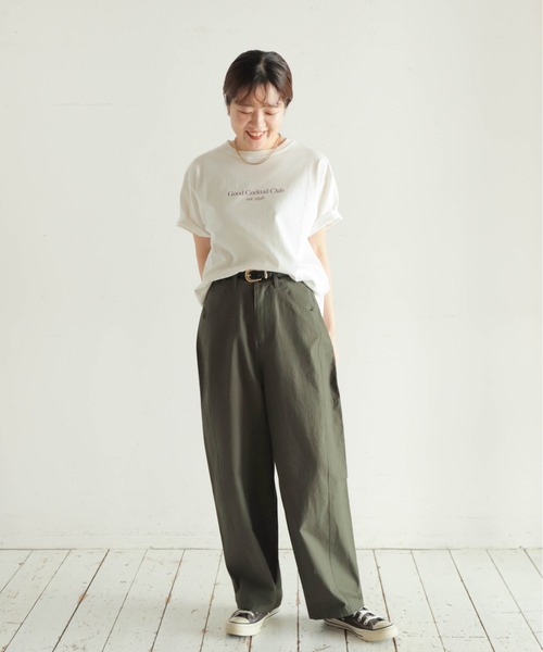 NOMBRE IMPAIR(ノンブルアンペール)の「カクテルクラブPT 半袖TEE(Tシャツ/カットソー・レディース・ホワイト/チャコールグレー・FREE)」の21枚目の写真