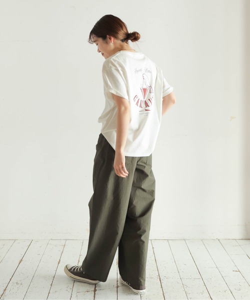 NOMBRE IMPAIR(ノンブルアンペール)の「カクテルクラブPT 半袖TEE(Tシャツ/カットソー・レディース・ホワイト/チャコールグレー・FREE)」の15枚目の写真