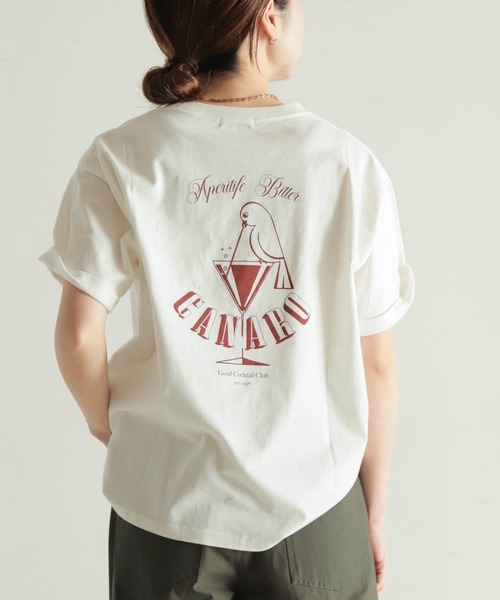 NOMBRE IMPAIR(ノンブルアンペール)の「カクテルクラブPT 半袖TEE(Tシャツ/カットソー・レディース・ホワイト/チャコールグレー・FREE)」の17枚目の写真