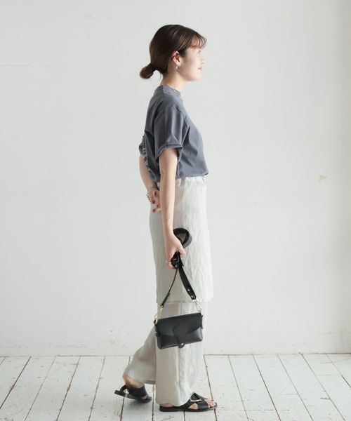 NOMBRE IMPAIR(ノンブルアンペール)の「カクテルクラブPT 半袖TEE(Tシャツ/カットソー・レディース・ホワイト/チャコールグレー・FREE)」の7枚目の写真
