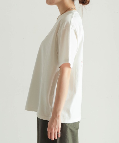 NOMBRE IMPAIR(ノンブルアンペール)の「カクテルクラブPT 半袖TEE(Tシャツ/カットソー・レディース・ホワイト/チャコールグレー・FREE)」の5枚目の写真