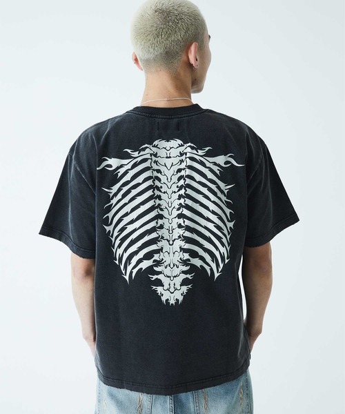 Tシャツ・カットソー DOMINANT Vintage Washing Tee KS1192 VBlack_T_Front_web_1200x1200.