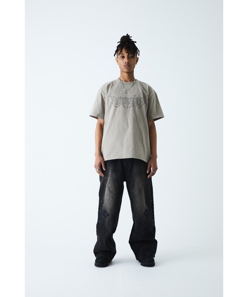 Tシャツ｜Vintage Wash Fire Bones Tee｜SUPPLIER（Tシャツ