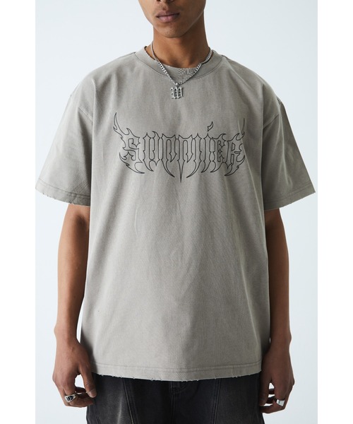 SUPPLIER（サプライヤー）の「Tシャツ｜Vintage Wash Fire Bones Tee｜SUPPLIER（Tシャツ/カットソー・メンズ・ベージュ/ブラック・SMALL/MEDIUM/LARGE/X-LARGE）」の7枚目の写真