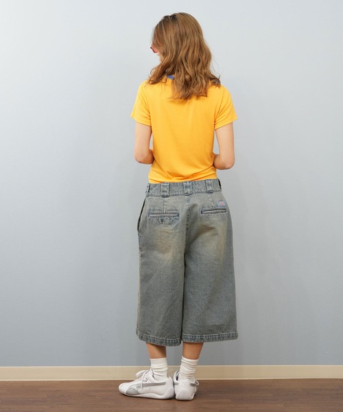 BILLABONG(ビラボン)の「BILLABONG/ビラボン リンガーTシャツ BF01C-210(Tシャツ/カットソー・レディース・エメラルド/イエロー/ホワイト・M/L)」の18枚目の写真