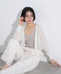 N.(N. Natural Beauty Basic) | シアーカーディガン(カーディガン/ボレロ)