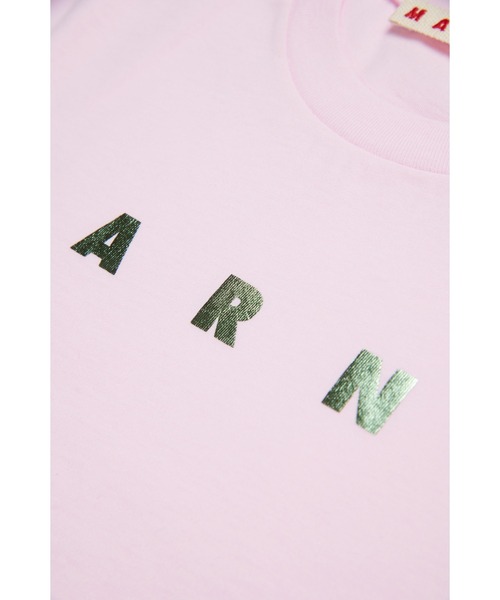 MARNI（マルニ）の「キッズ Tシャツ MARNI KID（Tシャツ/カットソー・キッズ・ネイビー/ベビーピンク/ホワイト・10Y/4Y/6Y/8Y/14Y/12Y）」の5枚目の写真