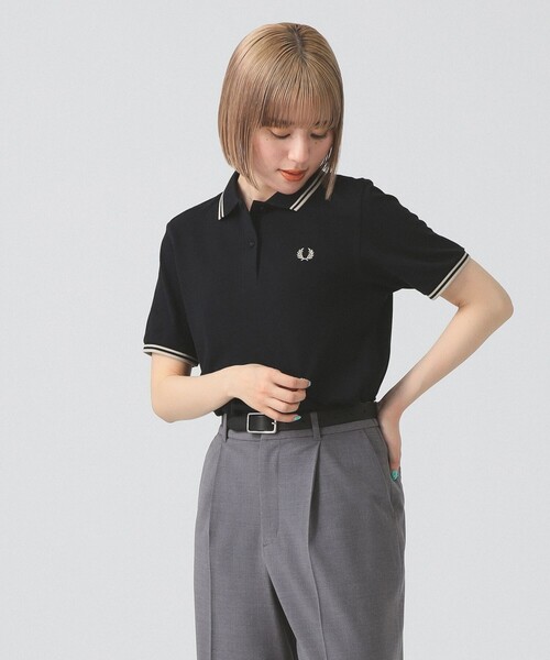 フォロワー様価格　FRED PERRYフレッドペリー　ポロシャツ　ブラック The Fred Perry Shirt - G12(8 157：BLACK／CHAMPAG): | FRED