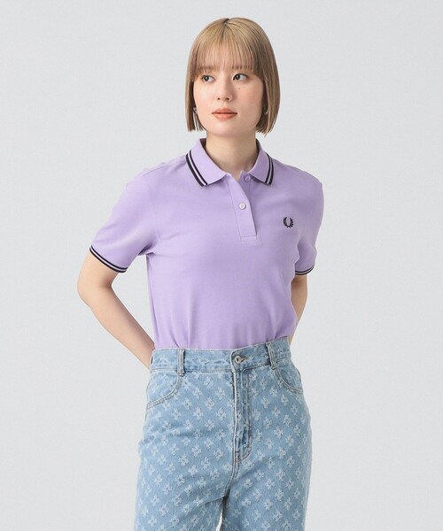 FRED PERRY ブラック Tシャツ M FRED PERRY / The Twin Tipped Fred Perry Shirt（ポロシャツ