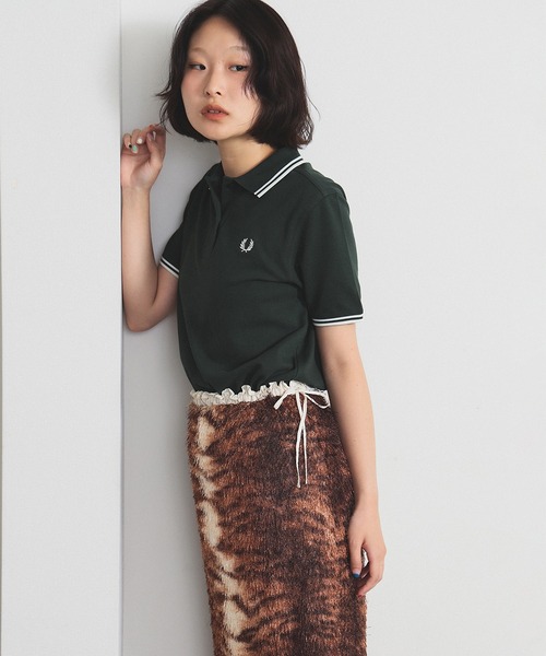 FRED PERRY(フレッドペリー)の「FRED PERRY / The Twin Tipped Fred Perry Shirt(ポロシャツ・レディース・ダークグリーン/ブラック/ホワイト/ピンク/ネイビー/ラベンダー・8/10)」の18枚目の写真