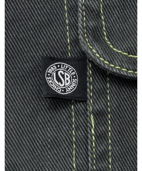 Little sunny bite(リトルサニーバイト)の「twill vest(ベスト・レディース・ピンク/ブラック/ブルー・SMALL/MEDIUM)」の10枚目の写真