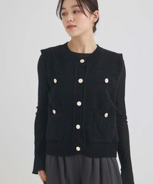 Edit Sheen（エディットシーン）の「ループヤーンニットベスト（ベスト）」