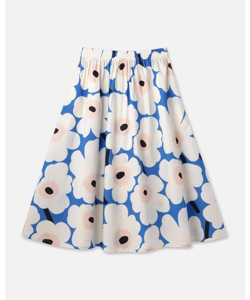 marimekkoマリメッコ Attikaスカート Maridenim Ruudut Unikko スカート | Maija Isola | Marimekko