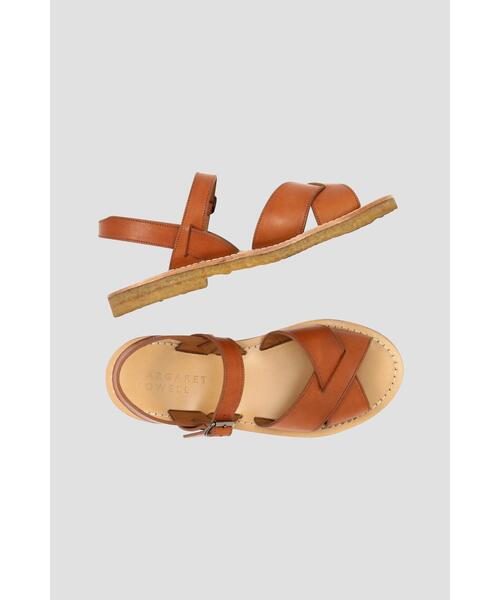 MARGARET HOWELL(マーガレットハウエル)の「LEATHER SANDAL(サンダル・レディース・ブラウン系その他/ブラック・36/37/38)」の2枚目の写真