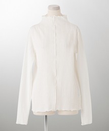セレクト リップル ボトルネック プルオーバー HUIT