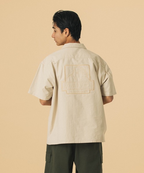 XLARGE(エクストララージ)の「OG S/S SHIRT(シャツ/ブラウス・メンズ・ブラウン/チャコール/ベージュ/ライトブルー・S/M/L/XL)」の9枚目の写真