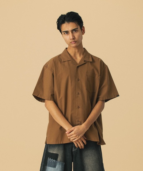 XLARGE(エクストララージ)の「OG S/S SHIRT(シャツ/ブラウス・メンズ・ブラウン/チャコール/ベージュ/ライトブルー・S/M/L/XL)」の14枚目の写真