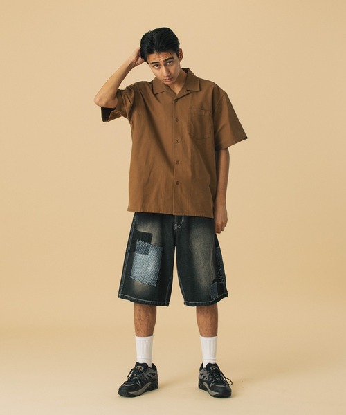 XLARGE(エクストララージ)の「OG S/S SHIRT(シャツ/ブラウス・メンズ・ブラウン/チャコール/ベージュ/ライトブルー・S/M/L/XL)」の15枚目の写真