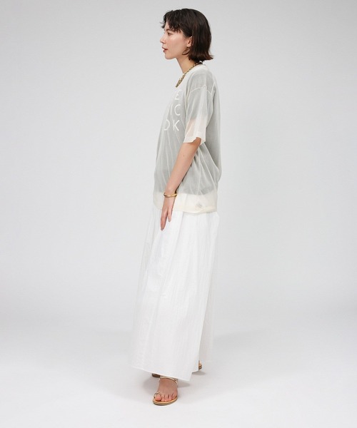 BABYLONE（バビロン）の「タイプライターボリュームスカート（スカート・レディース・ホワイト/ブラック・38inch/36inch）」の20枚目の写真